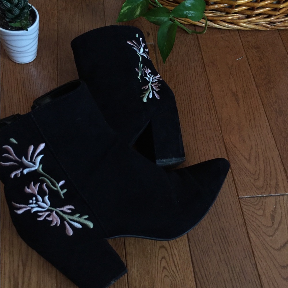 Embroidered boots